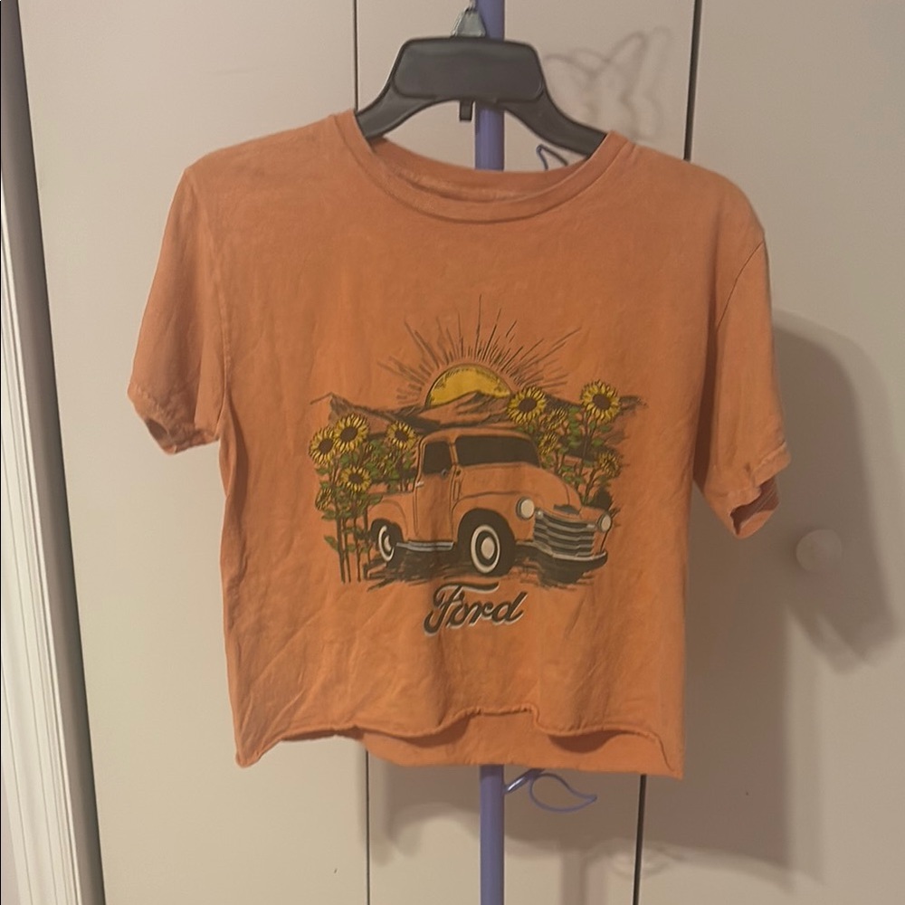 Orange Ford Graphic T-Shirt